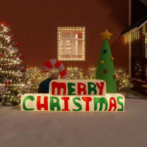vidaXL Décoration gonflable Merry Christmas avec LED 197, Diversen, Kerst, Verzenden