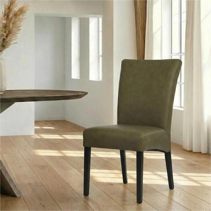 Leren eetkamerstoel Just, Maison & Meubles, Chaises, Enlèvement ou Envoi