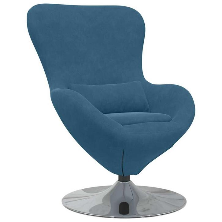 Zit Zacht! Eivormige Stoel Blauw | Retour Deal | 40%, Huis en Inrichting, Zetels | Zetels, Minder dan 150 cm, Minder dan 75 cm