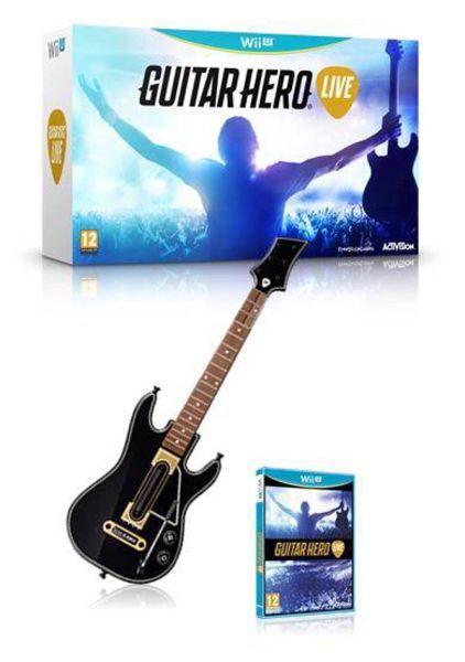 Guitar Hero Live-Bundel (Wii U) Gebruikt, Games en Spelcomputers, Games | Nintendo Wii U, Ophalen of Verzenden