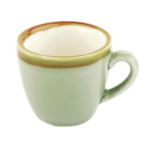 Espressokopjes | KILN | Porselein | Mosgroen | 8.5cl | 6, Zakelijke goederen, Horeca | Keukenapparatuur, Nieuw in verpakking, Verzenden