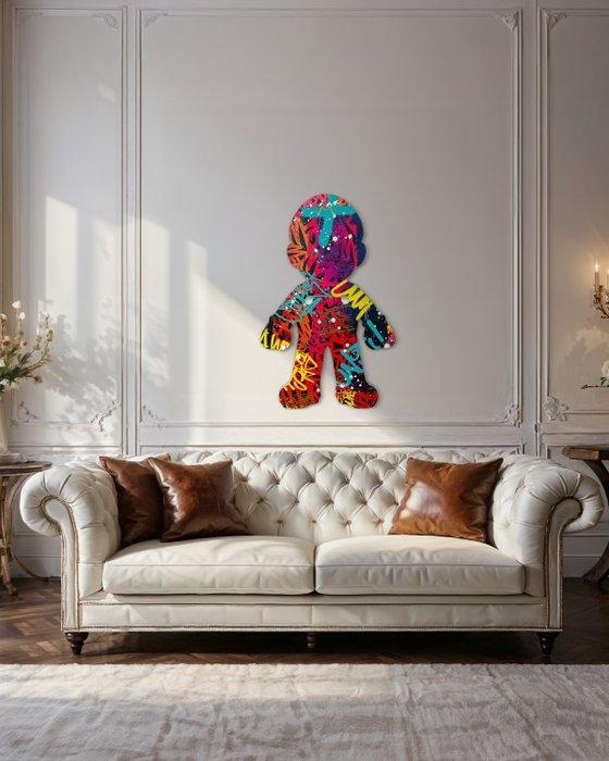 AIIROH - NEW Cutted Mario, Antiek en Kunst, Kunst | Designobjecten