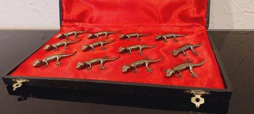 Porte couteau (12) - Bronze doré - Gecko, Antiek en Kunst, Antiek | Meubels | Tafels