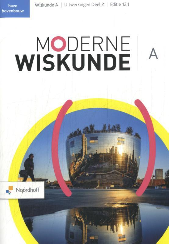 Moderne Wiskunde havo A 2 uitwerkingenboek 9789001054694, Boeken, Wetenschap, Gelezen, Verzenden
