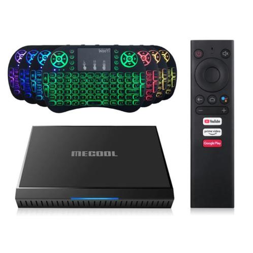 KM6 TV Box Mediaspeler Android 10.0 Kodi met Draadloos RGB, Audio, Tv en Foto, Televisie-accessoires, Nieuw, Verzenden