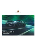 2022 PORSCHE 718 CAYMAN GT4 RS HARDCOVER BROCHURE FRANS, Nieuw