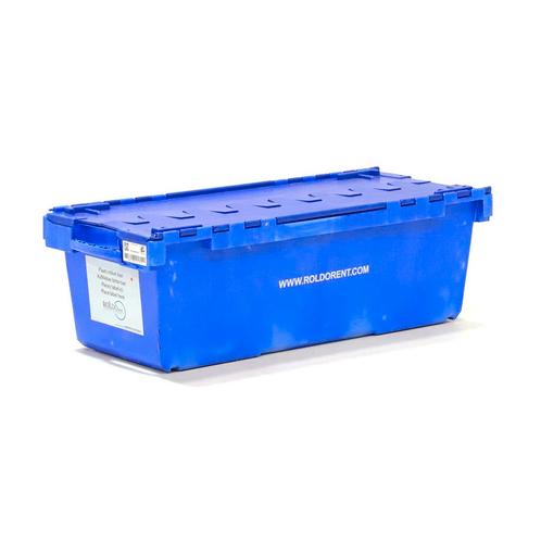 Gebruikte Distributiebakken voorzien van 2-delige deksel, Doe-het-zelf en Bouw, Kratten en Dozen, Gebruikt, Ophalen of Verzenden