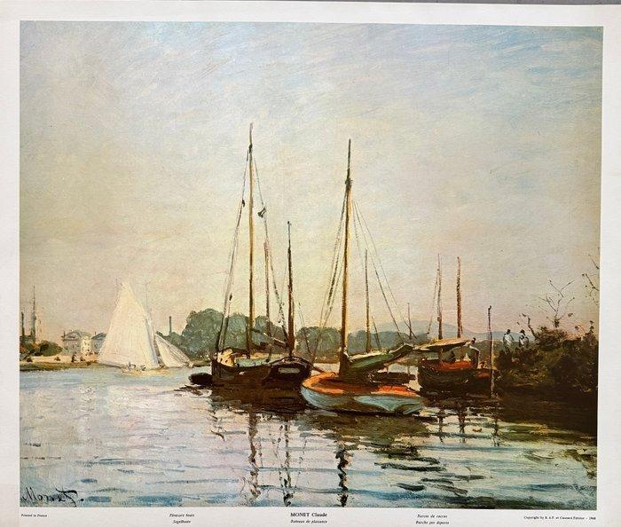Claude Monet (1840-1926) - Bateaux de plaisance, Antiquités & Art, Antiquités | Autres Antiquités