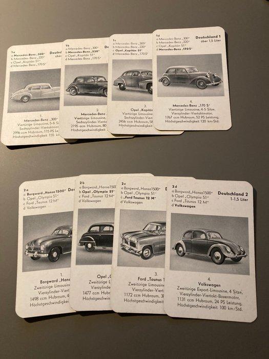 Speelkaarten - Quartettspiel Autos aus aller Welt, Antiquités & Art, Antiquités | Jouets