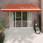 vidaXL Luifel automatisch uitschuifbaar 3x2,5 m oranje en, Tuin en Terras, Verzenden, Nieuw