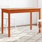 vidaXL Table à manger marron cire 110x55x75 cm bois, Neuf, Verzenden