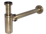 Veiling - De Beer designsifon 5/4x32mm met muurbuis brons, Doe-het-zelf en Bouw, Nieuw