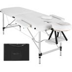tectake Massagetafel 2 zones met matras en aluminium frame -, Sport en Fitness, Massageproducten, Verzenden, Nieuw