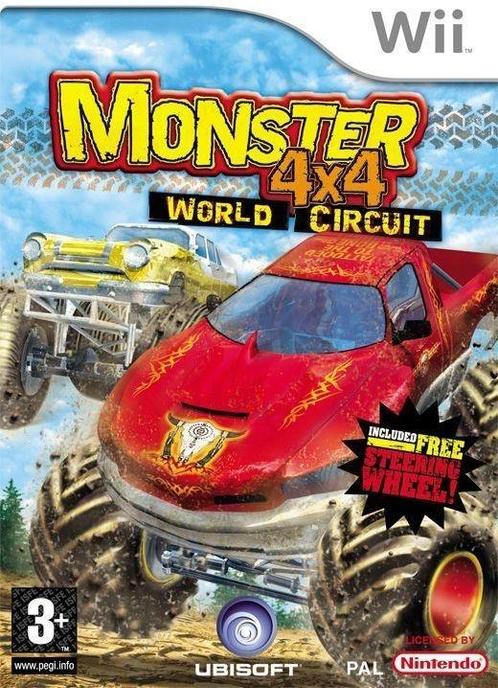 Monster 4x4 World Circuit-Standaard (Wii) Gebruikt, Games en Spelcomputers, Games | Nintendo Wii, Ophalen of Verzenden