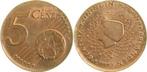 5 Cent 1999 Nederland auf 2 Cent gepraegt mit Rille!, Postzegels en Munten, België, Verzenden