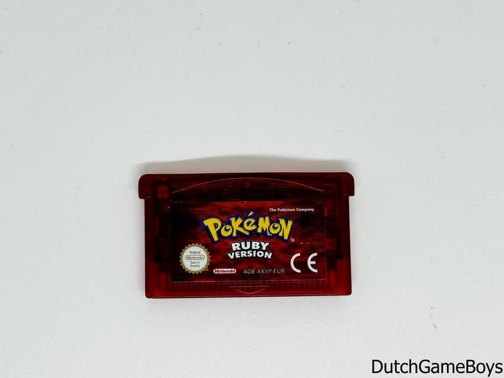 Gameboy Advance / GBA - Pokemon Ruby Version - EUR, Games en Spelcomputers, Games | Nintendo Game Boy, Gebruikt, Verzenden