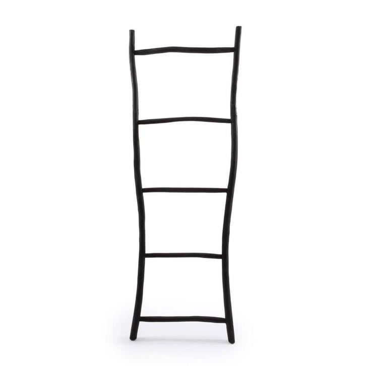 Ladderrek Tulum | Bazar Bizar, Huis en Inrichting, Badkamer | Badtextiel en Accessoires, Zwart, Nieuw, Verzenden