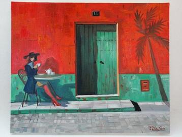 Yuri Denissov (1962) - Tea time. Œuvre originale, fait à la