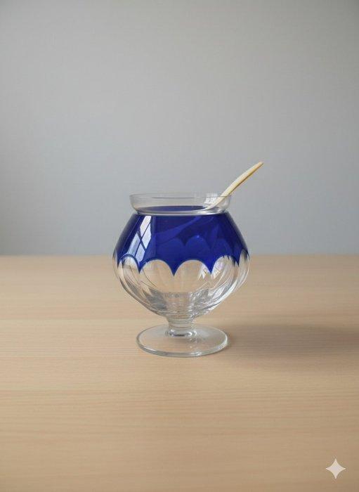 Fabergé - Kom - Kristal - Fabergè kaviaarhouder, Antiquités & Art, Antiquités | Meubles | Tables