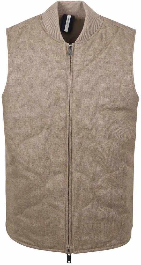 Profuomo Herringbone Bodywarmer Sand maat 52 Heren, Vêtements | Hommes, Vestes | Hiver, Envoi