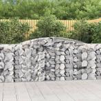 vidaXL Schanskorf gewelfd 400x50x100/120 cm gegalvaniseerd, Tuin en Terras, Verzenden, Nieuw