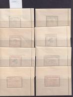 Congo belge 1943 - Les douze blocs Messages - COB/OCB CB