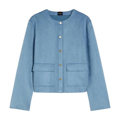 Pennyblack • blauw jasje suèdelook • 36 (IT42), Kleding | Dames, Truien en Vesten, Verzenden