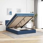 vidaXL Ottoman bed met matras 140x200cm stof blauw, Huis en Inrichting, Slaapkamer | Bedden, Verzenden, Nieuw