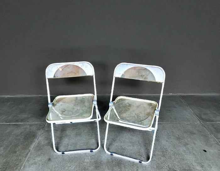 Anonima Castelli - Giancarlo Piretti - Stoel (2) - Plia, Antiek en Kunst, Antiek | Meubels | Stoelen en Sofa's