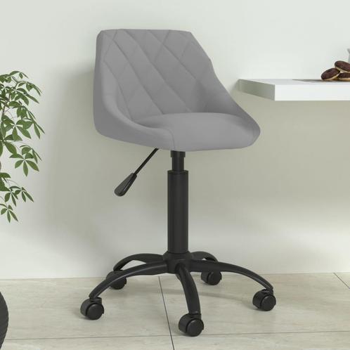 vidaXL Eetkamerstoel fluweel lichtgrijs, Huis en Inrichting, Stoelen, Nieuw, Verzenden