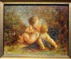 François Boucher (1703-1770), Kring van - Two Cherubs, Antiek en Kunst