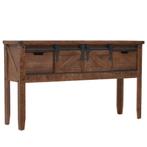 vidaXL Table console Bois massif de sapin 131 x 35,5  x, Verzenden, Neuf