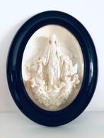 sculptuur, La Vierge Marie et ses Anges - 41 cm - Meerschuim