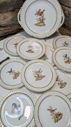 Bernardaud & Co. Limoges - Dessertservies (13) - Porselein -, Antiek en Kunst