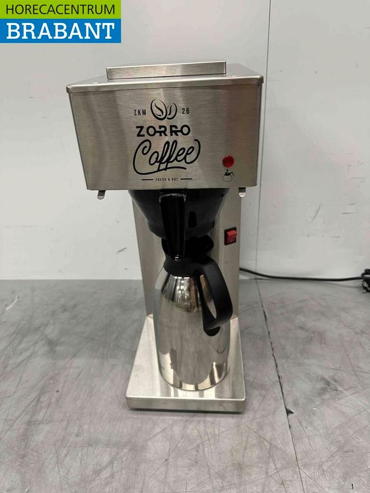 RVS Zorro ZKM26 Koffiemachine Koffieautomaat met thermoskan, Articles professionnels, Horeca | Équipement de cuisine, Enlèvement ou Envoi