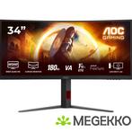 AOC G4 CU34G4 34  WQHD 180Hz VA Gaming Monitor, Computers en Software, Verzenden, Nieuw