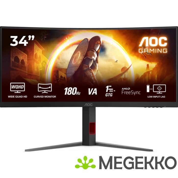 AOC G4 CU34G4 34  WQHD 180Hz VA Gaming Monitor, Informatique & Logiciels, Ordinateurs & Logiciels Autre, Envoi