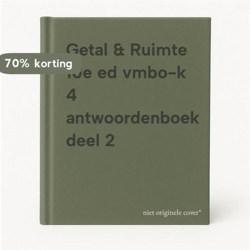 Getal & Ruimte 10e ed vmbo-k 4 antwoordenboek deel 2, Boeken, Schoolboeken, Gelezen, Verzenden