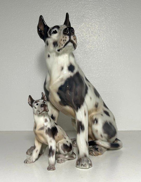 Dahl Jensen Porcelain Company - Beeldje - Set of Two Great, Antiek en Kunst, Antiek | Glaswerk en Kristal