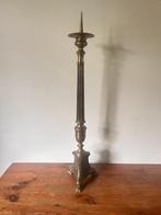 Kandelaar - Koper - Grote Kerkkandelaar - 100 cm - 4,5 kg, Antiek en Kunst