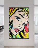Gunnar Zyl - Girl With Hair Ribbon / Roy Lichtenstein & Zyl, Antiek en Kunst