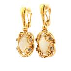 Zonder minimumprijs - Oorbellen Verguld, Zilver - 13.22ct.