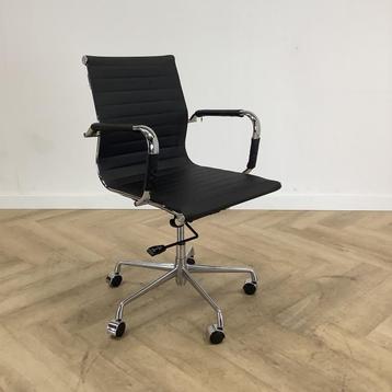 luxe vergaderstoel / bureaustoel , vv zwart PU leder - beschikbaar voor biedingen