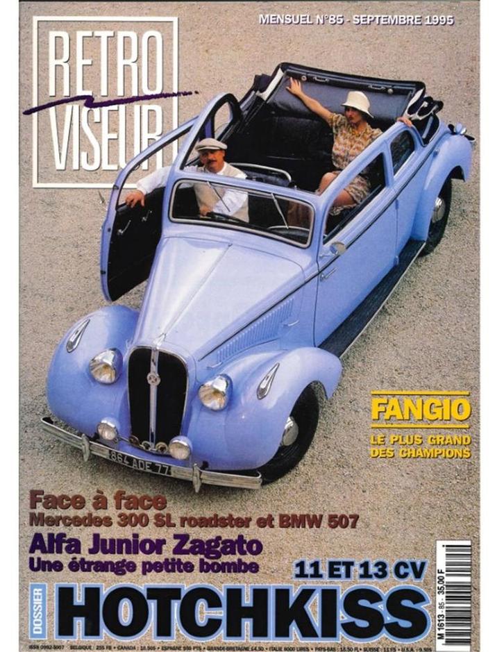 1995 RETROVISEUR MAGAZINE 85 FRANS, Boeken, Auto's | Folders en Tijdschriften, Ophalen of Verzenden