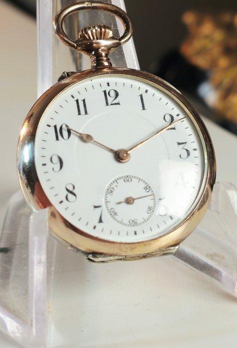 Excellent cylinder - 10 rubis - 114066 - 1900-1949, Handtassen en Accessoires, Horloges | Heren