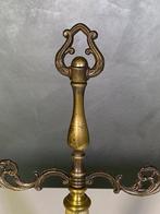 Kaarsenhouder - Onyx, Metaal - Kandelaar onyx, Antiek en Kunst