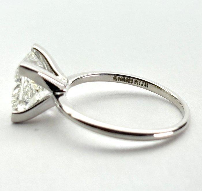 Ring - 14 karaat Witgoud - 5.04ct. tw. Diamant (Lab-grown), Bijoux, Sacs & Beauté, Bagues