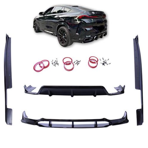 Diffuser aero kit voor bmw x6 g06 glanzend zwart, Auto-onderdelen, Carrosserie