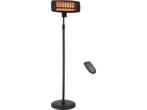 Veiling - Heater op standaard 2000 watt - met afstandbedieni, Tuin en Terras, Nieuw