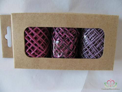Touw Koord 3rol 15meter Pink Violet Touw Koord 3rol, Huis en Inrichting, Woonaccessoires | Kunstplanten en Kunstbloemen, Nieuw